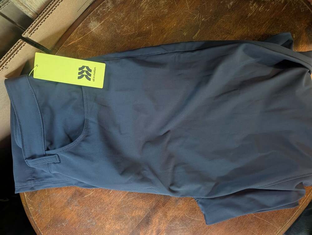 All In Motion Mid Rise Skort Side Pockets & Zipper Back Pocket Black Small Size